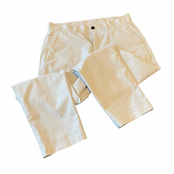 lululemon athletica Other - Lululemon Relaxed Tapered Trouser Classic White Pants Size 34